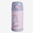 Garrafa Infantil Canudo 400Ml - I Love Cats - ZC 10071954 - Zona Criativa