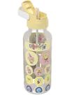 Garrafa Infantil com Canudo em Silicone Adesivo Bob Esponja 600ml Plasútil