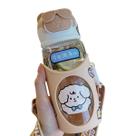 Garrafa Infantil Garrafinha Squeeze Canudo Silicone Retrátil Antivazamento Com Alça Escolar Passeio