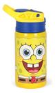 Garrafa Infantil Meninos Bob Esponja Aço Inox 500ml C/ Alça