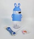Garrafa Infantil Plástica Coelho Alça Decorada 600ml Hello Rabbit B57-105