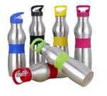 Garrafa Inox 600 ml Academia Caminhada Squeeze Diversas Cores