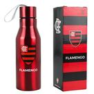 Garrafa Inox Flamengo Vermelha Com Tampa 600ml Oficial