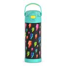 Garrafa isolada a vácuo THERMOS FUNTAINER 500mL Lightning Bolt
