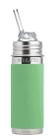 Garrafa isolada Pura Kiki em aço inoxidável 260mL com canudo Garrafa isolada Pura Kiki em aço inoxidável 260mL com canudo