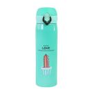 Garrafa isotérmica aço inox trava vacuum cup 400ml