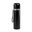 Garrafa isotérmica com tampa e botão click 380ml quente frio