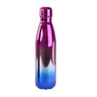 Garrafa isotérmica em inox squeeze 500ml holográfica degrade