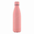 Garrafa isotermica emborrachada classic em aco inox 500ml gelada quente passeio escritório