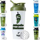 Garrafa liquidificadora Forza Sports Classic 800mL Shaker - Branca