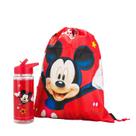 Garrafa mickey 450ml mochila tipo saco 30x43cm - disney Garrafa mickey 450ml mochila tipo saco 30x43cm - disney