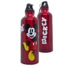 Garrafa Mickey Squeeze Em Alumínio Com Mosquetão 500mL Original Disney - Zona Criativa Garrafa Mickey Squeeze Em Alumínio Com Mosquetão 500mL Original Disney - Zona Criativa