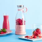 garrafa mini juice rosa