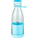 Garrafa Mini Liquidificador 380ml Recarregável Azul Garrafa Mini Liquidificador 380ml Recarregável Azul