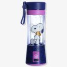 Garrafa Mixer Liquidificador Snoopy Bloom Azul Zona Criativa
