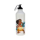 Garrafa Moana Princesas Disney Zona Criativa Cute Alumínio com Mosquetão Rosca 500ml Água Escritório Academia Caminhada