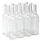 Garrafa North Mountain Supply Bordeaux 750ml de Vidro Transparente com Tampa Rosqueável
