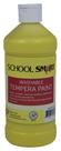 Garrafa Paint School Smart Lavável Amarelo Têmpera de 473 ml