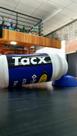 GARRAFA PARA BIKE CARAMANHOLA TACX 500ML BRANCO e AZUL GARRAFA PARA BIKE CARAMANHOLA TACX 500ML BRANCO e AZUL