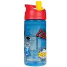 Garrafa para Escola Buba Super Herois com Canudo Retrátil Resistente a queda com Vedação Antivazamento Segura Divertida 380 mL