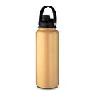 Garrafa Parede Dupla com Alça 1,1L em Aço Inox Laranja Garrafa Parede Dupla com Alça 1,1L em Aço Inox Laranja