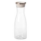 Garrafa Plástica Transparente Com Tampa Creme 1,8 Litros Organização New York Geladeira