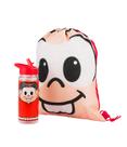 Garrafa Plástico 450ml Com Mochila Tipo Saco Mônica Turma Da Mônica Garrafa Plástico 450ml Com Mochila Tipo Saco Mônica Turma Da Mônica