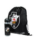 Garrafa Plástico 450ml Com Mochila Tipo saco - Vasco - Mileno Garrafa Plástico 450ml Com Mochila Tipo saco - Vasco - Mileno