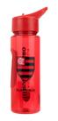 Garrafa Plástico Canudo Academia Apoio 700ml Flamengo