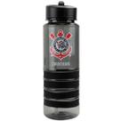Garrafa plástico canudo retrátil 700ml - corinthians