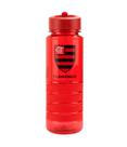 Garrafa Plástico Canudo Retratil 700ml Flamengo