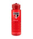 Garrafa Plástico Canudo Retrátil 700ml - SPFC