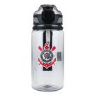 Garrafa Plástico Com Canudo 650ml - Corinthians