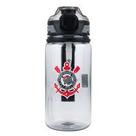 Garrafa plástico com canudo 650ml - corinthians
