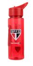 Garrafa Plástico Com Canudo 700ml São Paulo Oficial