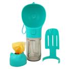 Garrafa Portatil 350ml c/ Cata Caca Turquesa Petlon