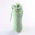 Garrafa Retrátil 600ml De Silicone Compacta Perfeita Para Viagem