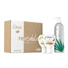 Garrafa reutilizável de alumínio Body Wash Dove + Concentrate 2x