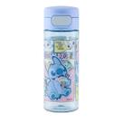 Garrafa Robusta Stitch Azul Infantil Passeio Escola Disney 530ml