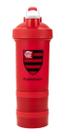 Garrafa Shakeira Mola 2 Compartimentos 500ml Flamengo