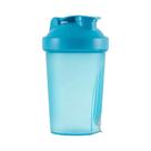 Garrafa Shaker Portátil De Plástico De 400ml Para Misturar Whey Protein Em Pó, Ideal Para Academia,