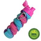 Garrafa Silicone Gold Sports Retrátil Dobrável Portátil 500ml -BPA FREE