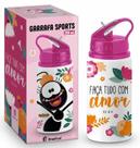 Garrafa Sports alumínio Smilinguido 350 ML Brasfoot Cor:Faça Tudo Garrafa Sports alumínio Smilinguido 350 ML Brasfoot Cor:Faça Tudo