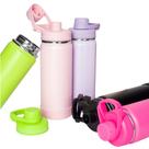 Garrafa Squeeze 1 Litro de Aço Inox Térmica Alça Tampa