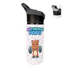 Garrafa Squeeze 600ml Capivara Eu treino FOFO Academia