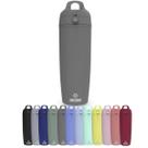 Garrafa Squeeze Academia Resistente Camada Dupla 600ml Color de Policarbonato