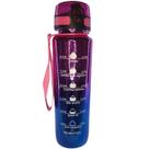 Garrafa Squeeze Degradê Metalizada 1L Academia Cor:Rosa