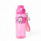 Garrafa Squeeze Fofa BT21 Mang Alça Canudo Miniso