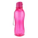 Garrafa Squeeze Garrafinha de Água 800ml Plástica Academia Livre de BPA Estilo Tupperware ECO Translúcida Com Cordinha -