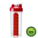 Garrafa Squeeze Gold Sports Mixer e Porta Comprimido 750ml